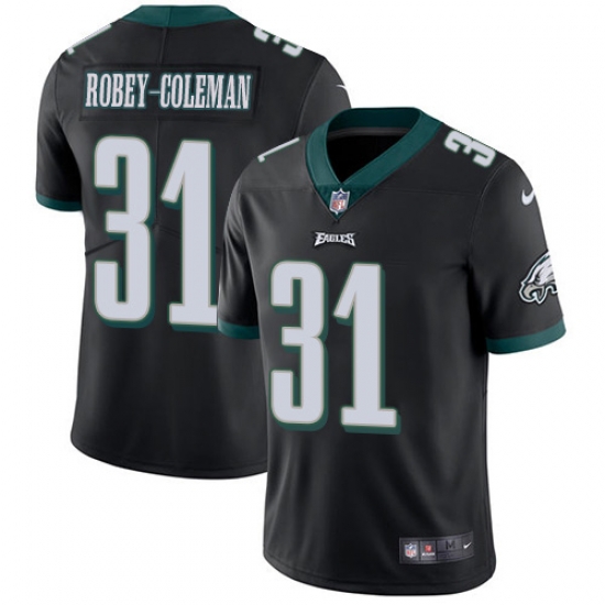 Nike Philadelphia Eagles 31 Nickell Robey Coleman Black Alternate Men Stitched NFL Vapor Untouchable Limited Jersey Nike Philadelphia Eagles 31 Nickell Robey Coleman Black Alternate Men Stitched NFL Vapor Untouchable Limited Jersey
