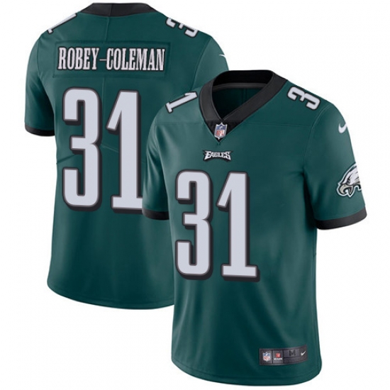 Nike Philadelphia Eagles 31 Nickell Robey Coleman Green Team Color Men Stitched NFL Vapor Untouchable Limited Jersey Nike Philadelphia Eagles 31 Nickell Robey Coleman Green Team Color Men Stitched NFL Vapor Untouchable Limited Jersey