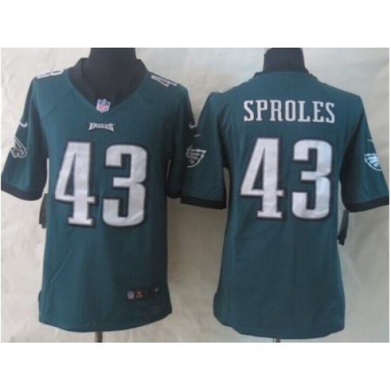 Nike Philadelphia Eagles 43 Darren Sproles Green Limited NFL Jersey Nike Philadelphia Eagles 43 Darren Sproles Green Limited NFL Jersey