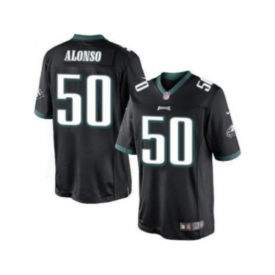 Nike Philadelphia Eagles 50 Kiko Alonso Black Limited NFL Jersey Nike Philadelphia Eagles 50 Kiko Alonso Black Limited NFL Jersey