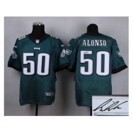 Nike Philadelphia Eagles 50 Kiko Alonso green Elite Signature Jerseys Nike Philadelphia Eagles 50 Kiko Alonso green Elite Signature Jerseys