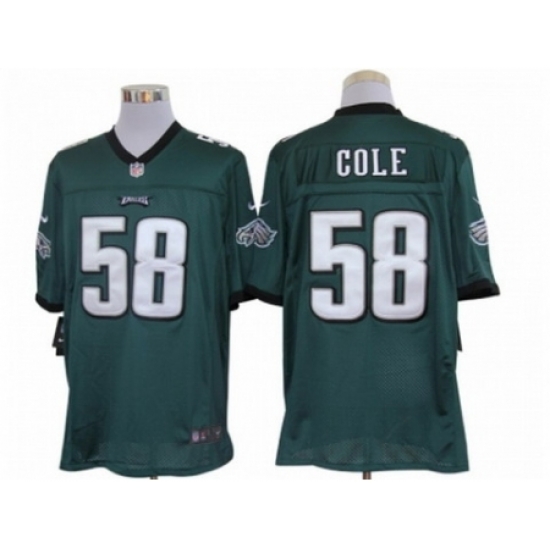 Nike Philadelphia Eagles 58 Trent Cole Green Limited NFL Jersey Nike Philadelphia Eagles 58 Trent Cole Green Limited NFL Jersey