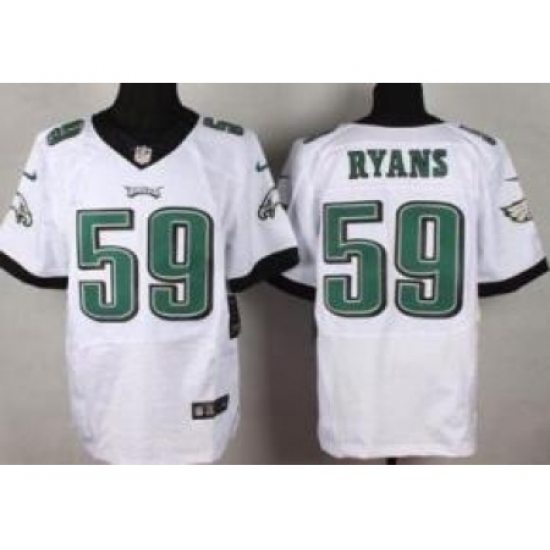 Nike Philadelphia Eagles 59 DeMeco Ryans White Elite NFL Jersey Nike Philadelphia Eagles 59 DeMeco Ryans White Elite NFL Jersey