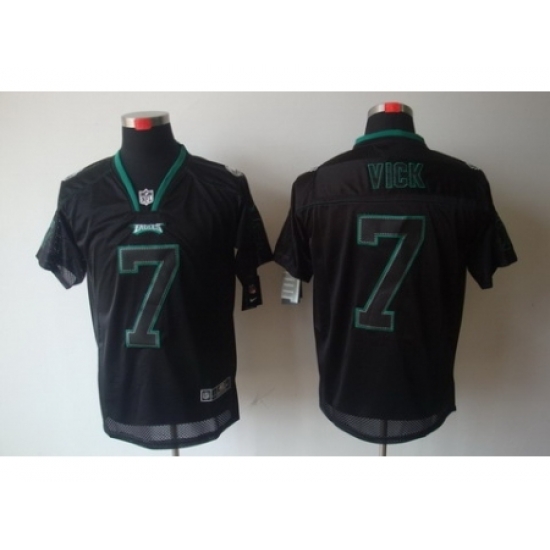 Nike Philadelphia Eagles 7 Michael Vick Black Elite Lights Out NFL Jersey Nike Philadelphia Eagles 7 Michael Vick Black Elite Lights Out NFL Jersey