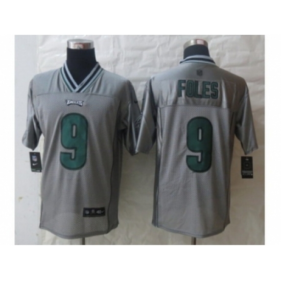 Nike Philadelphia Eagles 9 Nick Foles Grey Elite Vapor NFL Jersey Nike Philadelphia Eagles 9 Nick Foles Grey Elite Vapor NFL Jersey