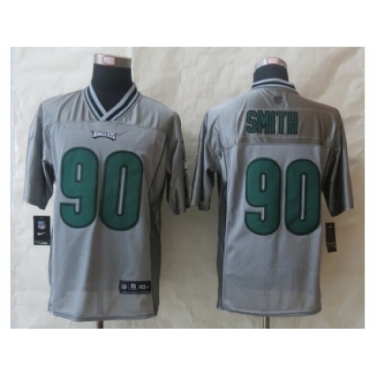 Nike Philadelphia Eagles 90 Marcus Smith Grey Elite Vapor NFL Jersey Nike Philadelphia Eagles 90 Marcus Smith Grey Elite Vapor NFL Jersey