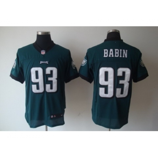 Nike Philadelphia Eagles 93 Jason Babin Green Elite NFL Jersey Nike Philadelphia Eagles 93 Jason Babin Green Elite NFL Jersey
