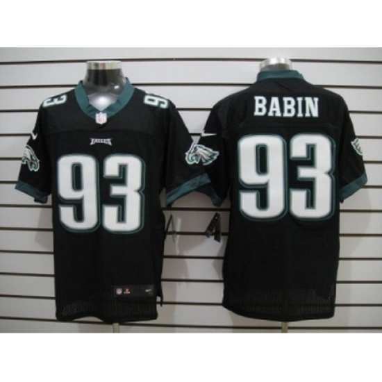 Nike Philadelphia Eagles 93 jason babin black Elite NFL Jersey Nike Philadelphia Eagles 93 jason babin black Elite NFL Jersey