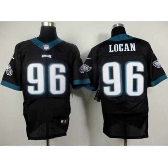 Nike Philadelphia Eagles 96 Bennie Logan Black Elite NFL Jersey Nike Philadelphia Eagles 96 Bennie Logan Black Elite NFL Jersey