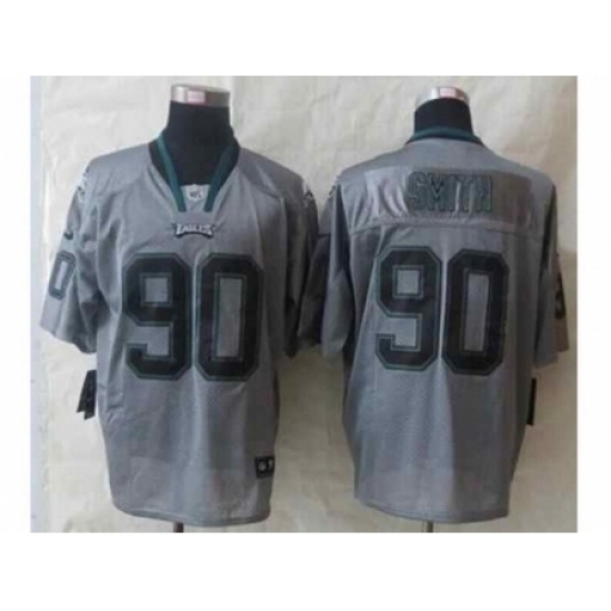 Nike philadelphia eagles 90 Marcus Smith grey Elite lights out NFL Jersey Nike philadelphia eagles 90 Marcus Smith grey Elite lights out NFL Jersey