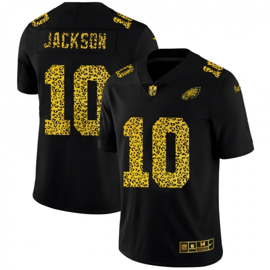 Philadelphia Eagles 10 Desean Jackson Men Nike Leopard Print Fashion Vapor Limited NFL Jersey Black Philadelphia Eagles 10 Desean Jackson Men Nike Leopard Print Fashion Vapor Limited NFL Jersey Black