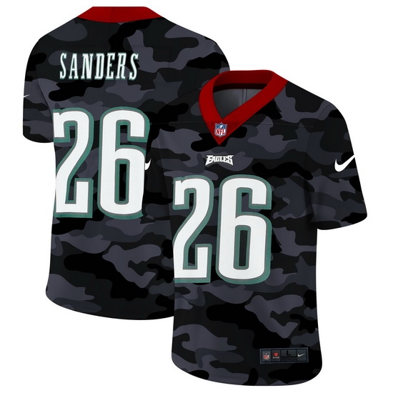 Philadelphia Eagles 26 Miles Sanders Men Nike 2020 Black CAMO Vapor Untouchable Limited Stitched NFL Jersey Philadelphia Eagles 26 Miles Sanders Men Nike 2020 Black CAMO Vapor Untouchable Limited Stitched NFL Jersey