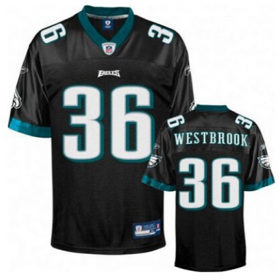 Philadelphia Eagles 36 Brian Westbrook Black Elite mens jersey Philadelphia Eagles 36 Brian Westbrook Black Elite mens jersey