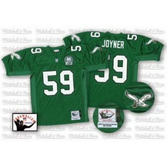 Philadelphia Eagles 59 Joyner Green Throwback Jersey Philadelphia Eagles 59 Joyner Green Throwback Jersey