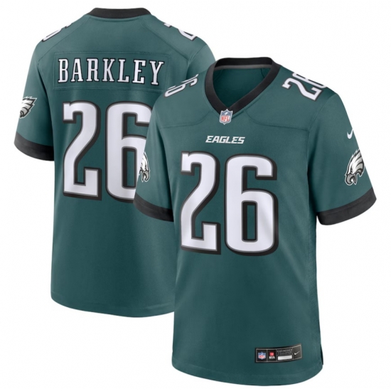 Saquon Barkley Philadelphia Eagles Nike Game Player Jersey Midnight Green Saquon Barkley Philadelphia Eagles Nike Game Player Jersey Midnight Green