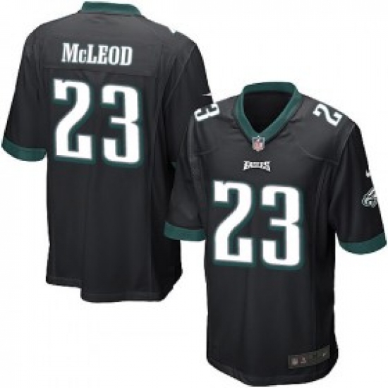 mens nike philadelphia eagles #23 rodney mcleod game black alternate nfl jersey mens nike philadelphia eagles #23 rodney mcleod game black alternate nfl jersey