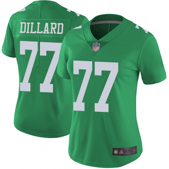 Eagles 77 Andre Dillard Green Women Stitched Football Limited Rush Jersey Eagles 77 Andre Dillard Green Women Stitched Football Limited Rush Jersey