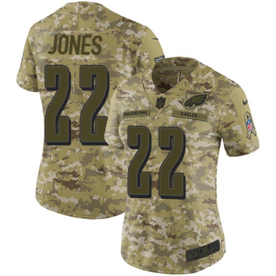 Nike Eagles #22 Sidney Jones Camo Women Stitched NFL Limited 2018 Salute to Service Jersey Nike Eagles #22 Sidney Jones Camo Women Stitched NFL Limited 2018 Salute to Service Jersey