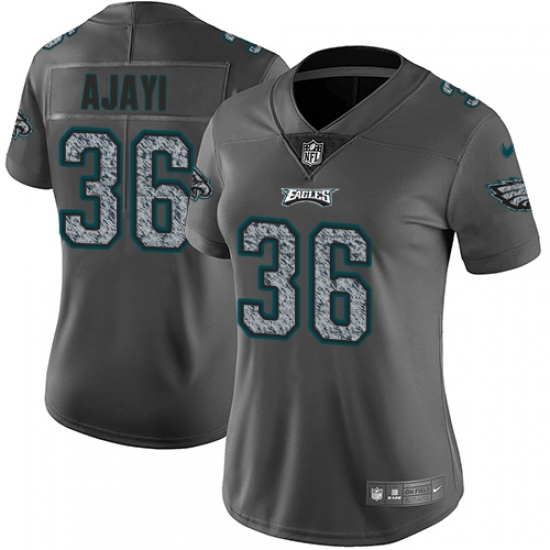 Nike Eagles #36 Jay Ajayi Gray Static Womens NFL Vapor Untouchable Game Jersey Nike Eagles #36 Jay Ajayi Gray Static Womens NFL Vapor Untouchable Game Jersey