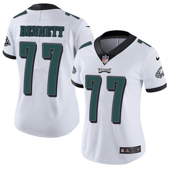Nike Eagles #77 Michael Bennett White Womens Stitched NFL Vapor Untouchable Limited Jersey Nike Eagles #77 Michael Bennett White Womens Stitched NFL Vapor Untouchable Limited Jersey