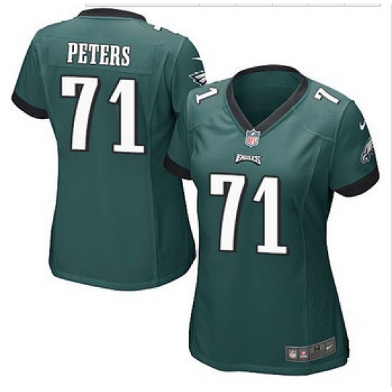 Women NEW Eagles #71 Jason Peters Midnight Green Team Color Stitched NFL New Elite Jersey Women NEW Eagles #71 Jason Peters Midnight Green Team Color Stitched NFL New Elite Jersey