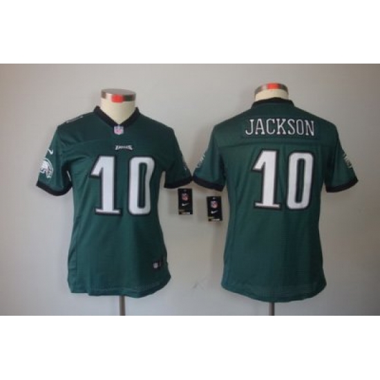 Women Nike Philadelphia Eagles #10 Jackson Green Color Limited Jerseys Women Nike Philadelphia Eagles #10 Jackson Green Color Limited Jerseys
