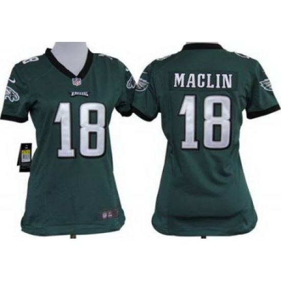 Women Nike Philadelphia Eagles #18 Jeremy Maclin Dark Green Nike NFL Jerseys Women Nike Philadelphia Eagles #18 Jeremy Maclin Dark Green Nike NFL Jerseys