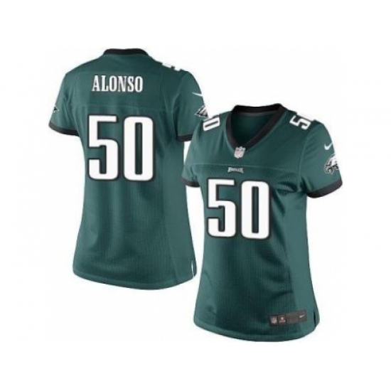 Women Nike Philadelphia Eagles 50 Kiko Alonso Green NFL Jersey Women Nike Philadelphia Eagles 50 Kiko Alonso Green NFL Jersey