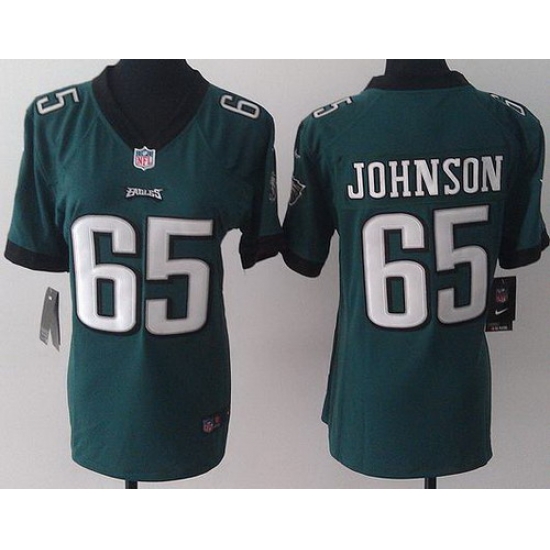 Women Nike Philadelphia Eagles 65 Johnson Green NFL Jerseys Women Nike Philadelphia Eagles 65 Johnson Green NFL Jerseys