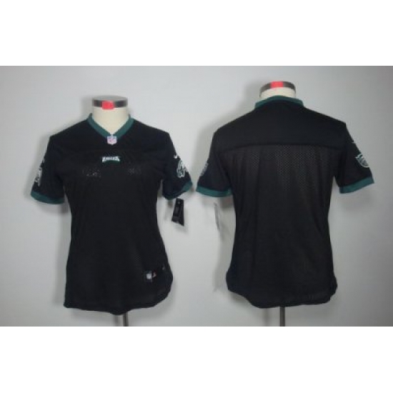 Women Nike Philadelphia Eagles Blank Black Color Limited Jerseys Women Nike Philadelphia Eagles Blank Black Color Limited Jerseys