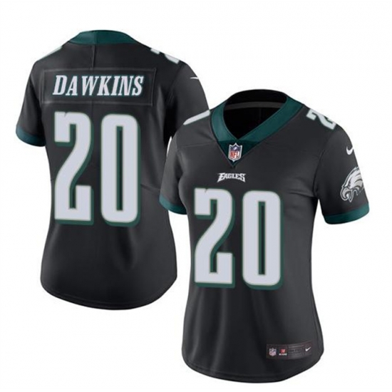 Women Philadelphia Eagles 20 Brian Dawkins Black Vapor Untouchable Limited Stitched Football Jersey Women Philadelphia Eagles 20 Brian Dawkins Black Vapor Untouchable Limited Stitched Football Jersey
