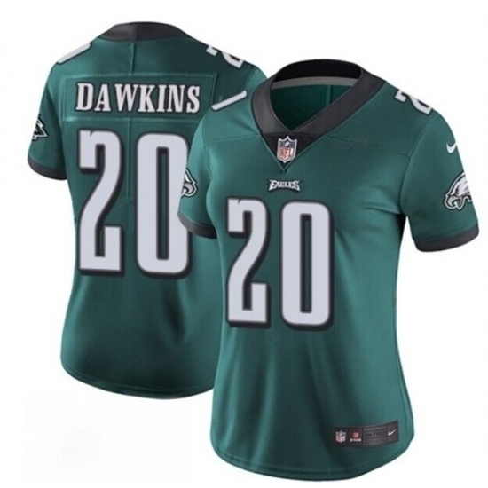Women Philadelphia Eagles 20 Brian Dawkins Green Vapor Untouchable Limited Stitched Football Jersey Women Philadelphia Eagles 20 Brian Dawkins Green Vapor Untouchable Limited Stitched Football Jersey