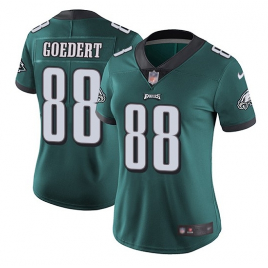 Women Philadelphia Eagles 88 Dallas Goedert Green Vapor Untouchable Limited Stitched Football Jersey Women Philadelphia Eagles 88 Dallas Goedert Green Vapor Untouchable Limited Stitched Football Jersey