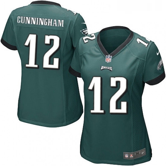Womens Nike Philadelphia Eagles 12 Randall Cunningham Game Midnight Green Team Color NFL Jersey Womens Nike Philadelphia Eagles 12 Randall Cunningham Game Midnight Green Team Color NFL Jersey