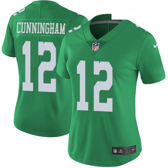 Womens Nike Philadelphia Eagles 12 Randall Cunningham Limited Green Rush Vapor Untouchable NFL Jersey Womens Nike Philadelphia Eagles 12 Randall Cunningham Limited Green Rush Vapor Untouchable NFL Jersey