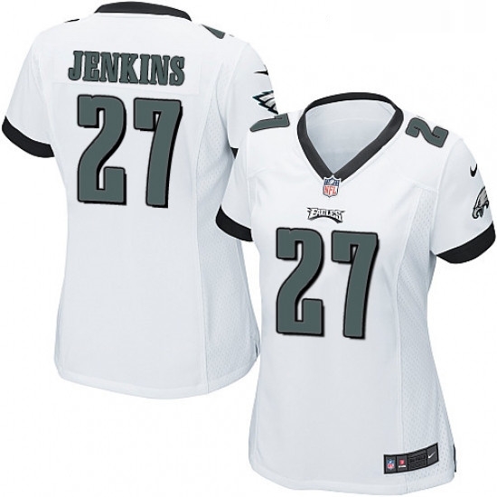 Womens Nike Philadelphia Eagles 27 Malcolm Jenkins Game White NFL Jersey Womens Nike Philadelphia Eagles 27 Malcolm Jenkins Game White NFL Jersey
