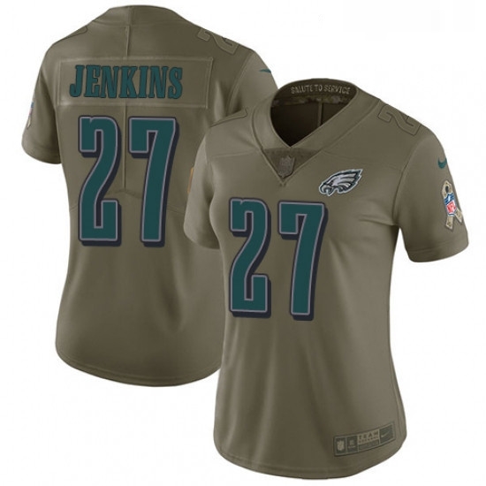 Womens Nike Philadelphia Eagles 27 Malcolm Jenkins Limited Olive 2017 Salute to Service NFL Jersey Womens Nike Philadelphia Eagles 27 Malcolm Jenkins Limited Olive 2017 Salute to Service NFL Jersey
