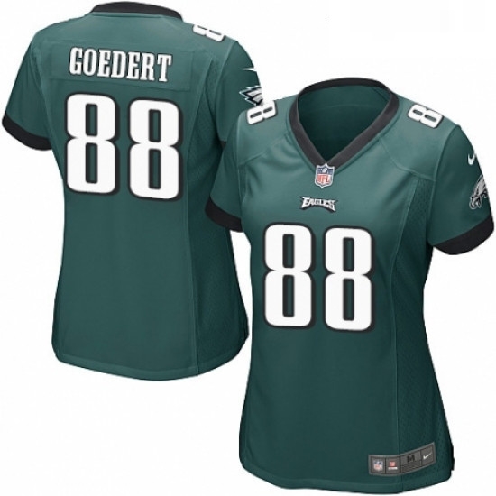 Womens Nike Philadelphia Eagles 88 Dallas Goedert Game Midnight Green Team Color NFL Jersey Womens Nike Philadelphia Eagles 88 Dallas Goedert Game Midnight Green Team Color NFL Jersey
