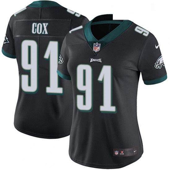 Womens Nike Philadelphia Eagles 91 Fletcher Cox Black Alternate Vapor Untouchable Limited Player NFL Jersey Womens Nike Philadelphia Eagles 91 Fletcher Cox Black Alternate Vapor Untouchable Limited Player NFL Jersey