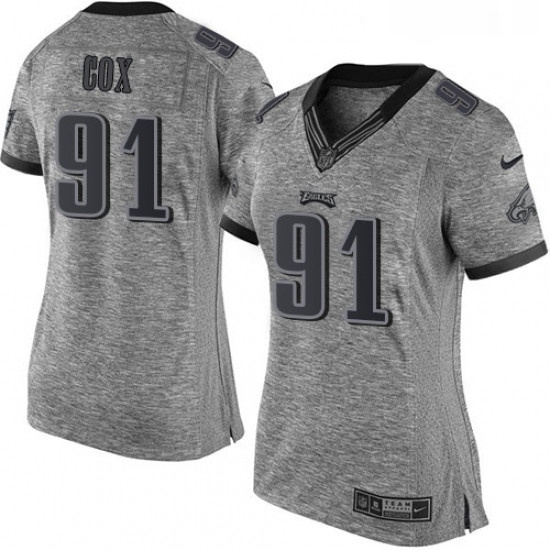 Womens Nike Philadelphia Eagles 91 Fletcher Cox Limited Gray Gridiron NFL Jersey Womens Nike Philadelphia Eagles 91 Fletcher Cox Limited Gray Gridiron NFL Jersey