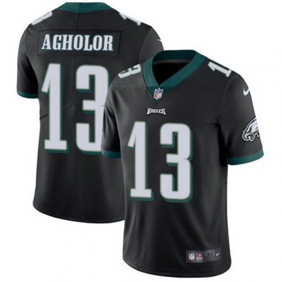Nike Eagles #13 Nelson Agholor Black Alternate Youth Stitched NFL Vapor Untouchable Limited Jersey Nike Eagles #13 Nelson Agholor Black Alternate Youth Stitched NFL Vapor Untouchable Limited Jersey