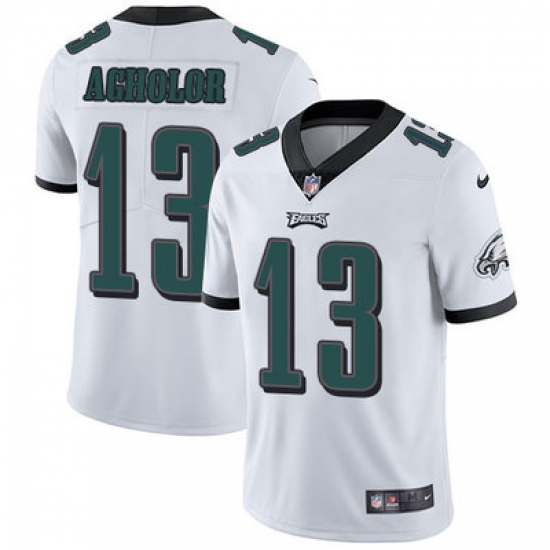 Nike Eagles #13 Nelson Agholor White Youth Stitched NFL Vapor Untouchable Limited Jersey Nike Eagles #13 Nelson Agholor White Youth Stitched NFL Vapor Untouchable Limited Jersey