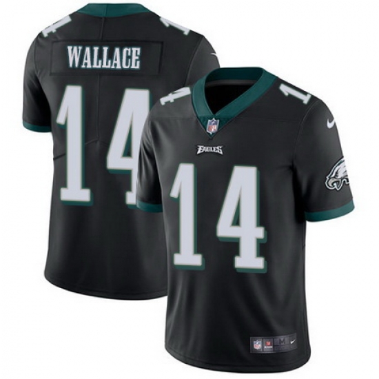 Nike Eagles #14 Mike Wallace Black Alternate Youth Stitched NFL Vapor Untouchable Limited Jersey Nike Eagles #14 Mike Wallace Black Alternate Youth Stitched NFL Vapor Untouchable Limited Jersey