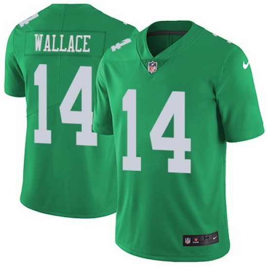 Nike Eagles #14 Mike Wallace Green Youth Stitched NFL Limited Rush Jersey Nike Eagles #14 Mike Wallace Green Youth Stitched NFL Limited Rush Jersey