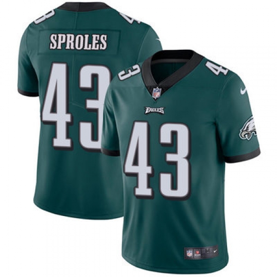 Nike Eagles #43 Darren Sproles Midnight Green Team Color Youth Stitched NFL Vapor Untouchable Limited Jersey Nike Eagles #43 Darren Sproles Midnight Green Team Color Youth Stitched NFL Vapor Untouchable Limited Jersey