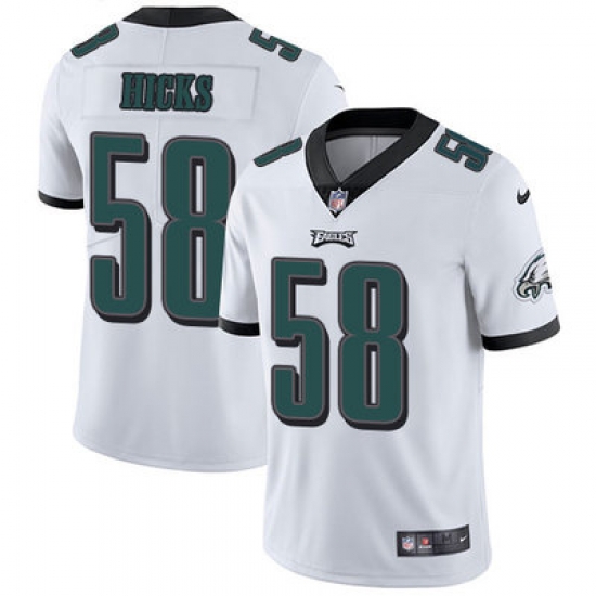 Nike Eagles #58 Jordan Hicks White Youth Stitched NFL Vapor Untouchable Limited Jersey Nike Eagles #58 Jordan Hicks White Youth Stitched NFL Vapor Untouchable Limited Jersey
