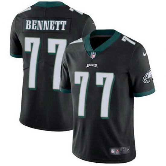 Nike Eagles #77 Michael Bennett Black Alternate Youth Stitched NFL Vapor Untouchable Limited Jersey Nike Eagles #77 Michael Bennett Black Alternate Youth Stitched NFL Vapor Untouchable Limited Jersey