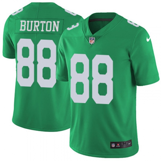 Nike Eagles #88 Trey Burton Green Youth Stitched NFL Limited Rush Jersey Nike Eagles #88 Trey Burton Green Youth Stitched NFL Limited Rush Jersey