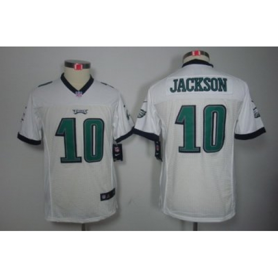 Nike Youth Philadelphia Eagles #10 Jackson White Color Limited Jerseys Nike Youth Philadelphia Eagles #10 Jackson White Color Limited Jerseys