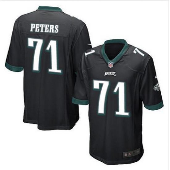 Youth NEW Eagles #71 Jason Peters Black Alternate Stitched NFL New Elite Jersey Youth NEW Eagles #71 Jason Peters Black Alternate Stitched NFL New Elite Jersey